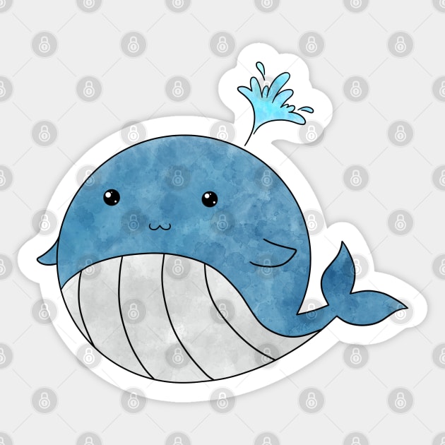 Cute Whale Sticker by DeLyss-Iouz